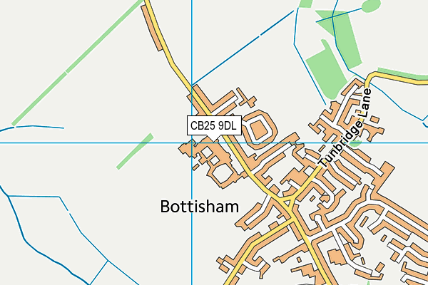 Bottisham Village College map (CB25 9DL) - OS VectorMap District (Ordnance Survey)