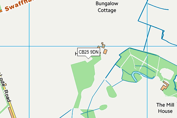 CB25 9DN map - OS VectorMap District (Ordnance Survey)