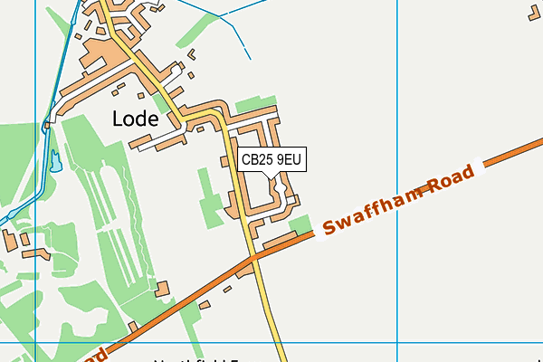 CB25 9EU map - OS VectorMap District (Ordnance Survey)