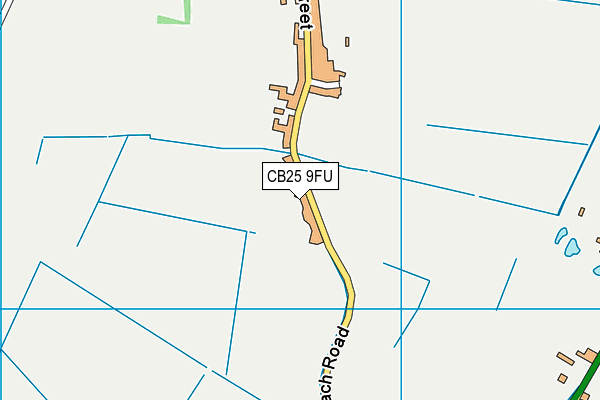 CB25 9FU map - OS VectorMap District (Ordnance Survey)