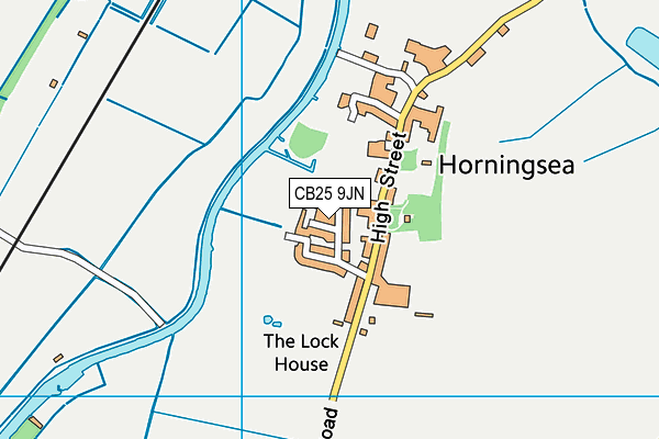 Map of HORNINGSEA COMMUNITY INTEREST COMPANY at district scale