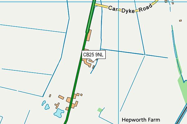 CB25 9NL map - OS VectorMap District (Ordnance Survey)