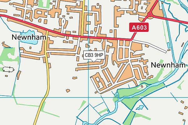 CB3 9HP map - OS VectorMap District (Ordnance Survey)