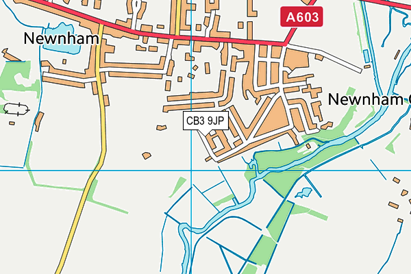 CB3 9JP map - OS VectorMap District (Ordnance Survey)