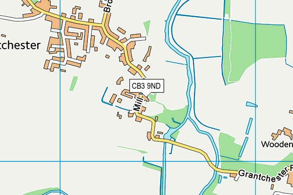 CB3 9ND map - OS VectorMap District (Ordnance Survey)