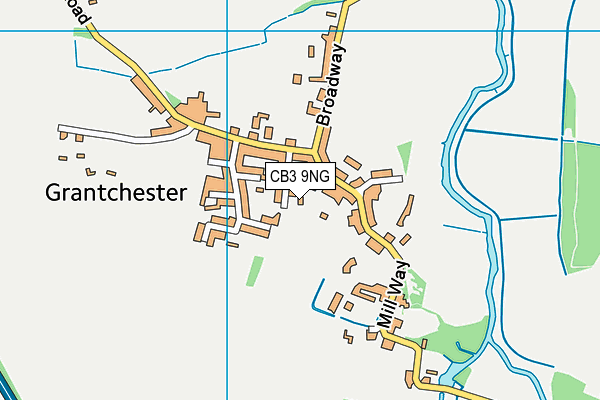 CB3 9NG map - OS VectorMap District (Ordnance Survey)