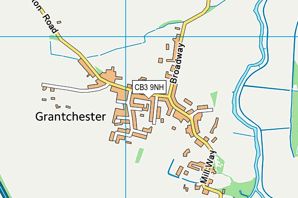 CB3 9NH map - OS VectorMap District (Ordnance Survey)