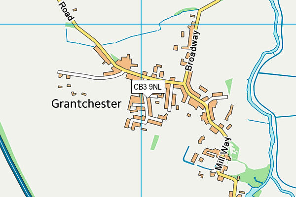 CB3 9NL map - OS VectorMap District (Ordnance Survey)