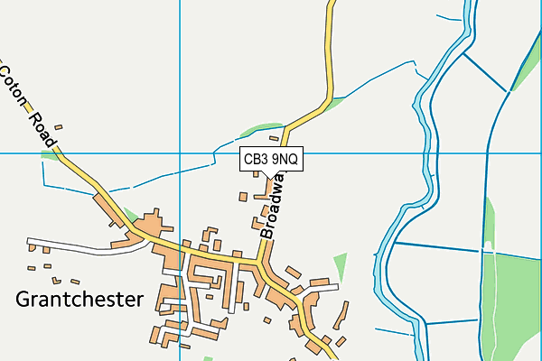 CB3 9NQ map - OS VectorMap District (Ordnance Survey)