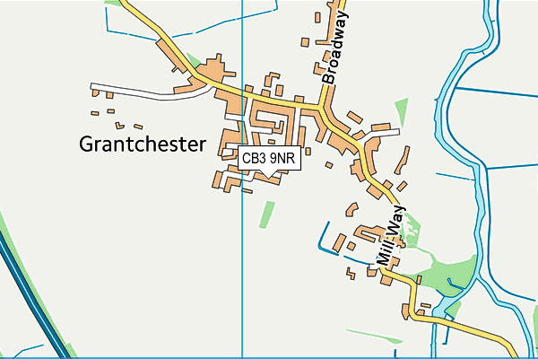 CB3 9NR map - OS VectorMap District (Ordnance Survey)