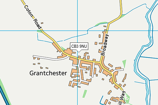 CB3 9NU map - OS VectorMap District (Ordnance Survey)