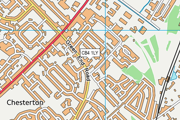 CB4 1LY map - OS VectorMap District (Ordnance Survey)