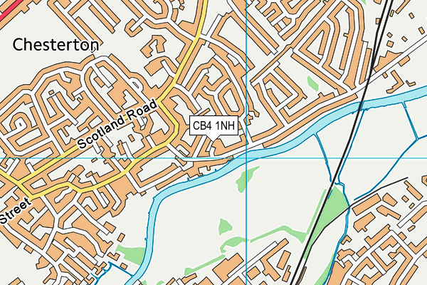 CB4 1NH map - OS VectorMap District (Ordnance Survey)