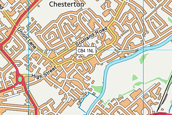 CB4 1NL map - OS VectorMap District (Ordnance Survey)