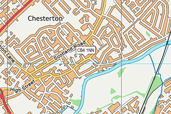 CB4 1NN map - OS VectorMap District (Ordnance Survey)