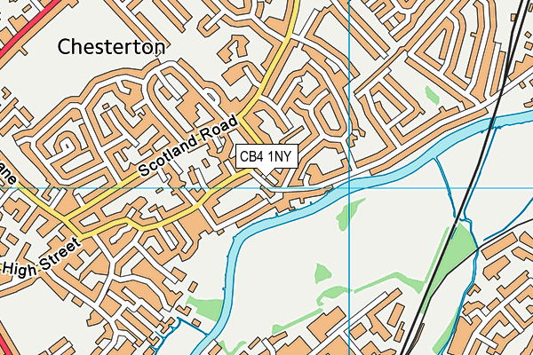 CB4 1NY map - OS VectorMap District (Ordnance Survey)