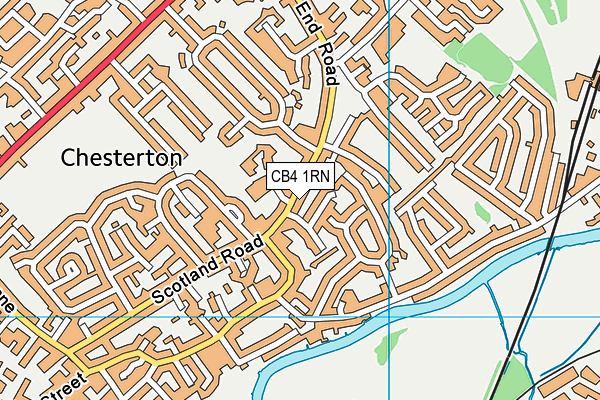 CB4 1RN map - OS VectorMap District (Ordnance Survey)