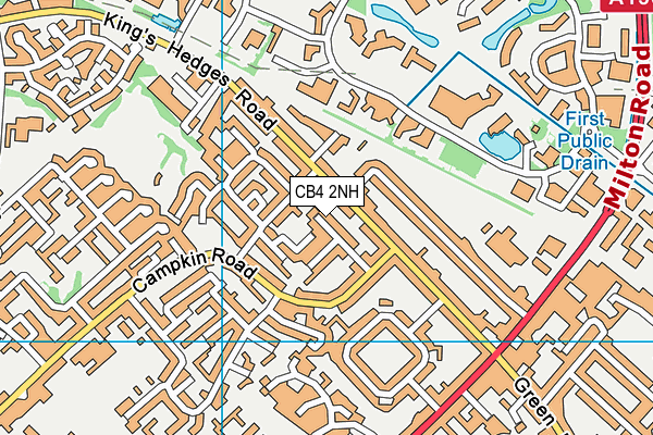 CB4 2NH map - OS VectorMap District (Ordnance Survey)