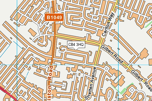 CB4 3HQ map - OS VectorMap District (Ordnance Survey)