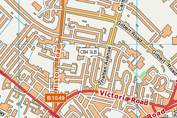 CB4 3LB map - OS VectorMap District (Ordnance Survey)