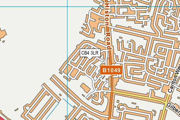 CB4 3LR map - OS VectorMap District (Ordnance Survey)