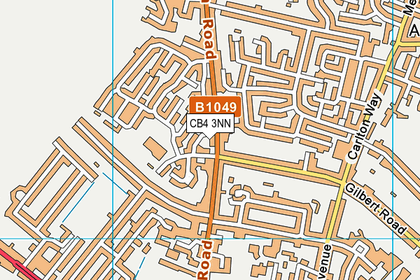 CB4 3NN map - OS VectorMap District (Ordnance Survey)