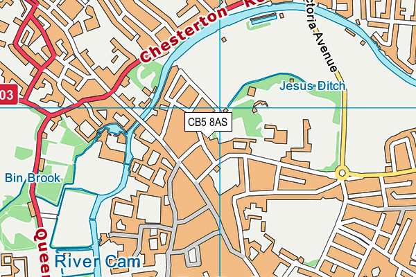 CB5 8AS map - OS VectorMap District (Ordnance Survey)