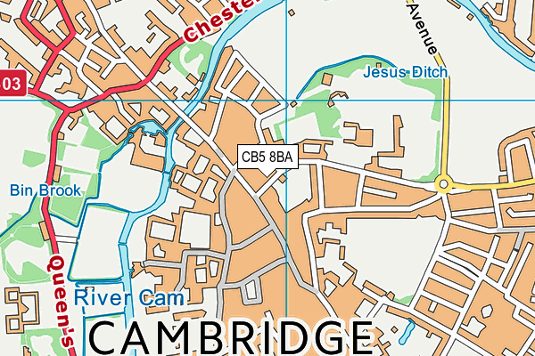 Map of CAMBRIDGE CARPENTRY AND CONSTRUCTION LTD at district scale