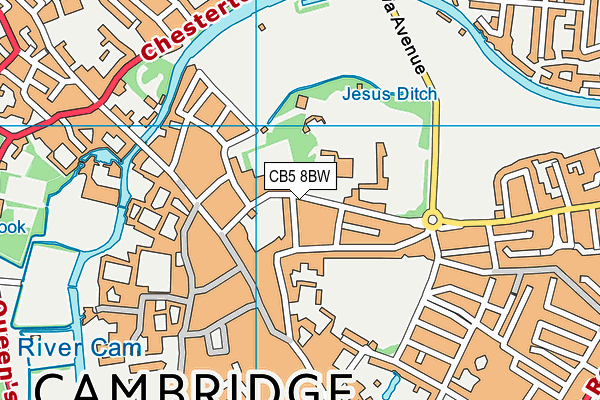 CB5 8BW map - OS VectorMap District (Ordnance Survey)