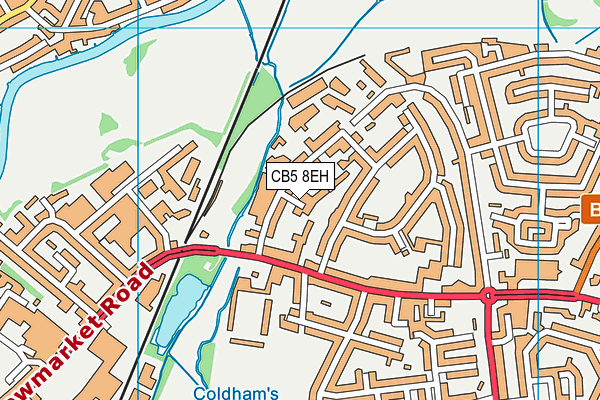 CB5 8EH map - OS VectorMap District (Ordnance Survey)