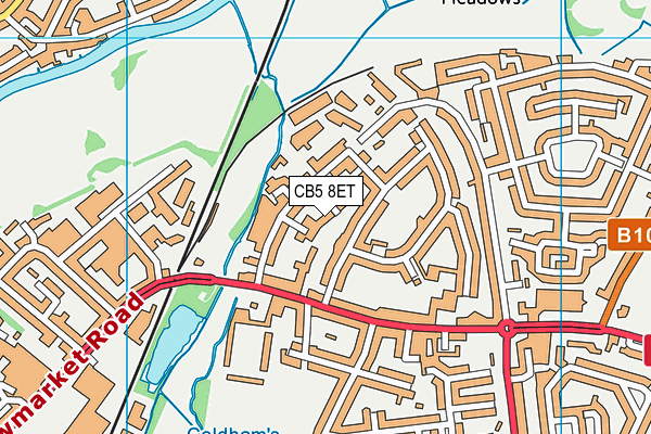 CB5 8ET map - OS VectorMap District (Ordnance Survey)