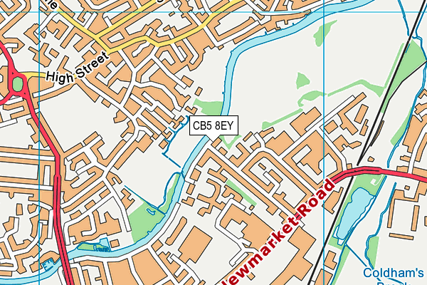 CB5 8EY map - OS VectorMap District (Ordnance Survey)