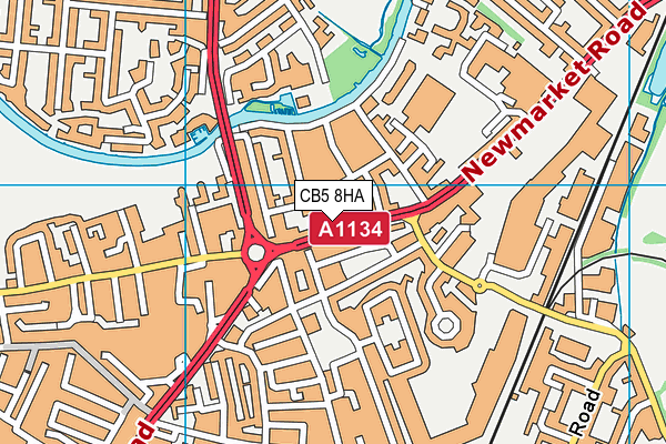 CB5 8HA map - OS VectorMap District (Ordnance Survey)