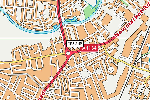 CB5 8HB map - OS VectorMap District (Ordnance Survey)