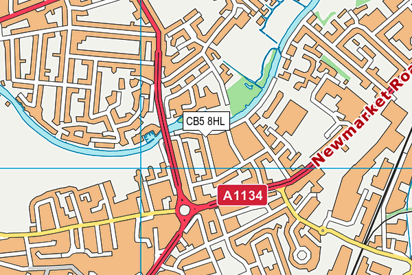 CB5 8HL map - OS VectorMap District (Ordnance Survey)