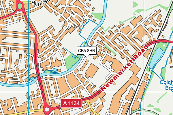 CB5 8HN map - OS VectorMap District (Ordnance Survey)