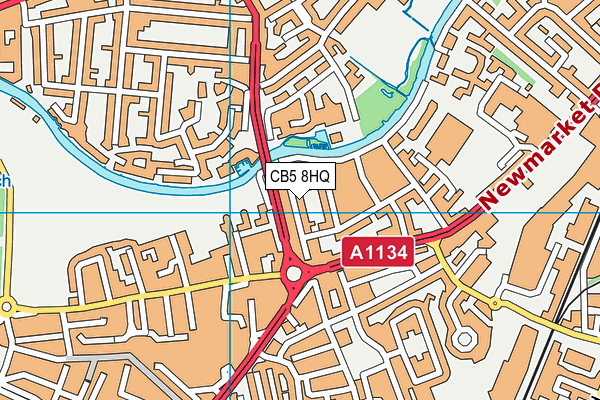 CB5 8HQ map - OS VectorMap District (Ordnance Survey)