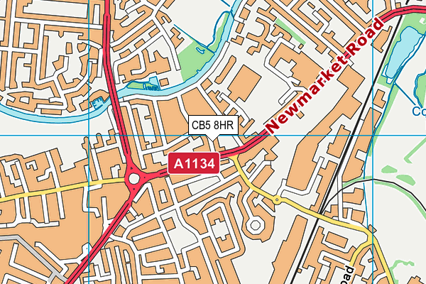 CB5 8HR map - OS VectorMap District (Ordnance Survey)