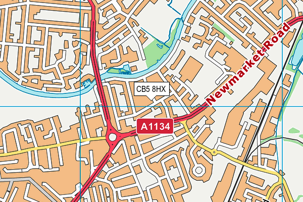 CB5 8HX map - OS VectorMap District (Ordnance Survey)