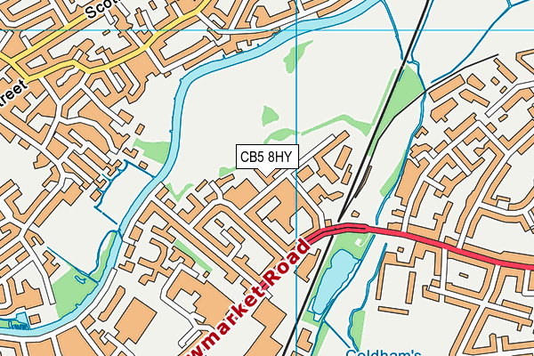 CB5 8HY map - OS VectorMap District (Ordnance Survey)