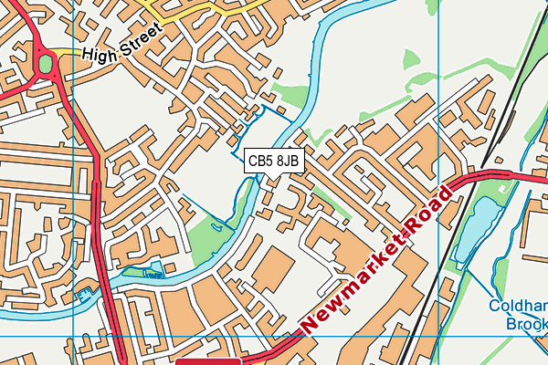 CB5 8JB map - OS VectorMap District (Ordnance Survey)