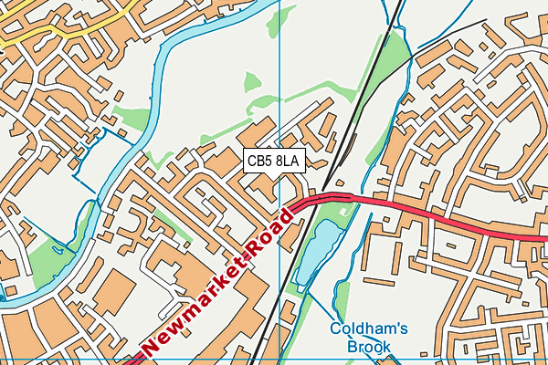 CB5 8LA map - OS VectorMap District (Ordnance Survey)