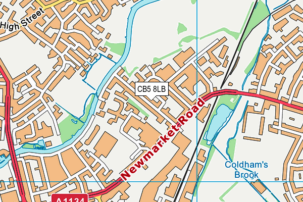 CB5 8LB map - OS VectorMap District (Ordnance Survey)