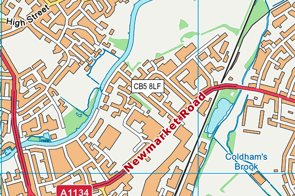 CB5 8LF map - OS VectorMap District (Ordnance Survey)