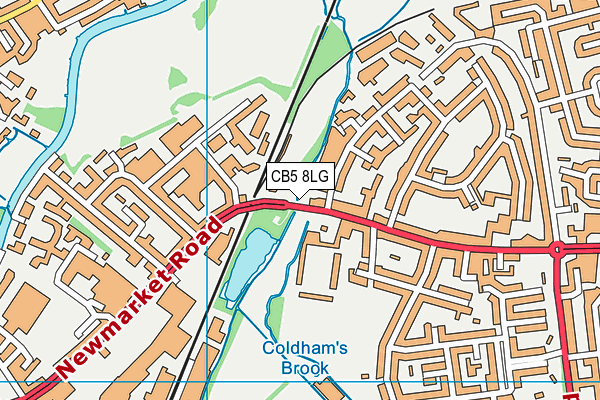 CB5 8LG map - OS VectorMap District (Ordnance Survey)
