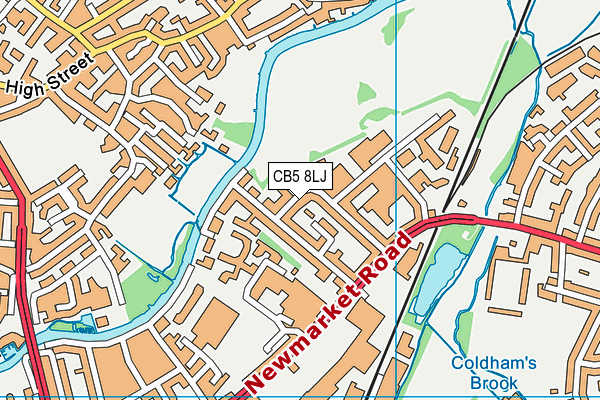 CB5 8LJ map - OS VectorMap District (Ordnance Survey)