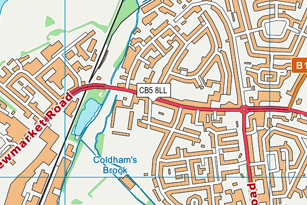 CB5 8LL map - OS VectorMap District (Ordnance Survey)