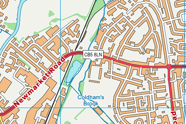 Cambridge United (The Abbey Stadium) map (CB5 8LN) - OS VectorMap District (Ordnance Survey)