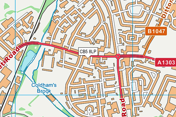 CB5 8LP map - OS VectorMap District (Ordnance Survey)