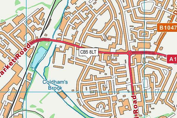 CB5 8LT map - OS VectorMap District (Ordnance Survey)